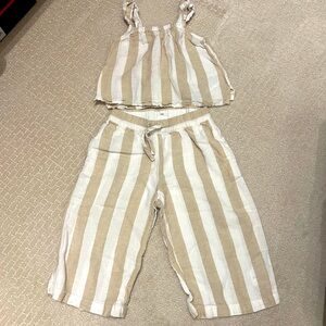 GAP | Toddler Girl Linen Tank & Pant Set